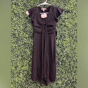 NWT Speechless Girls Black Glitter Dress